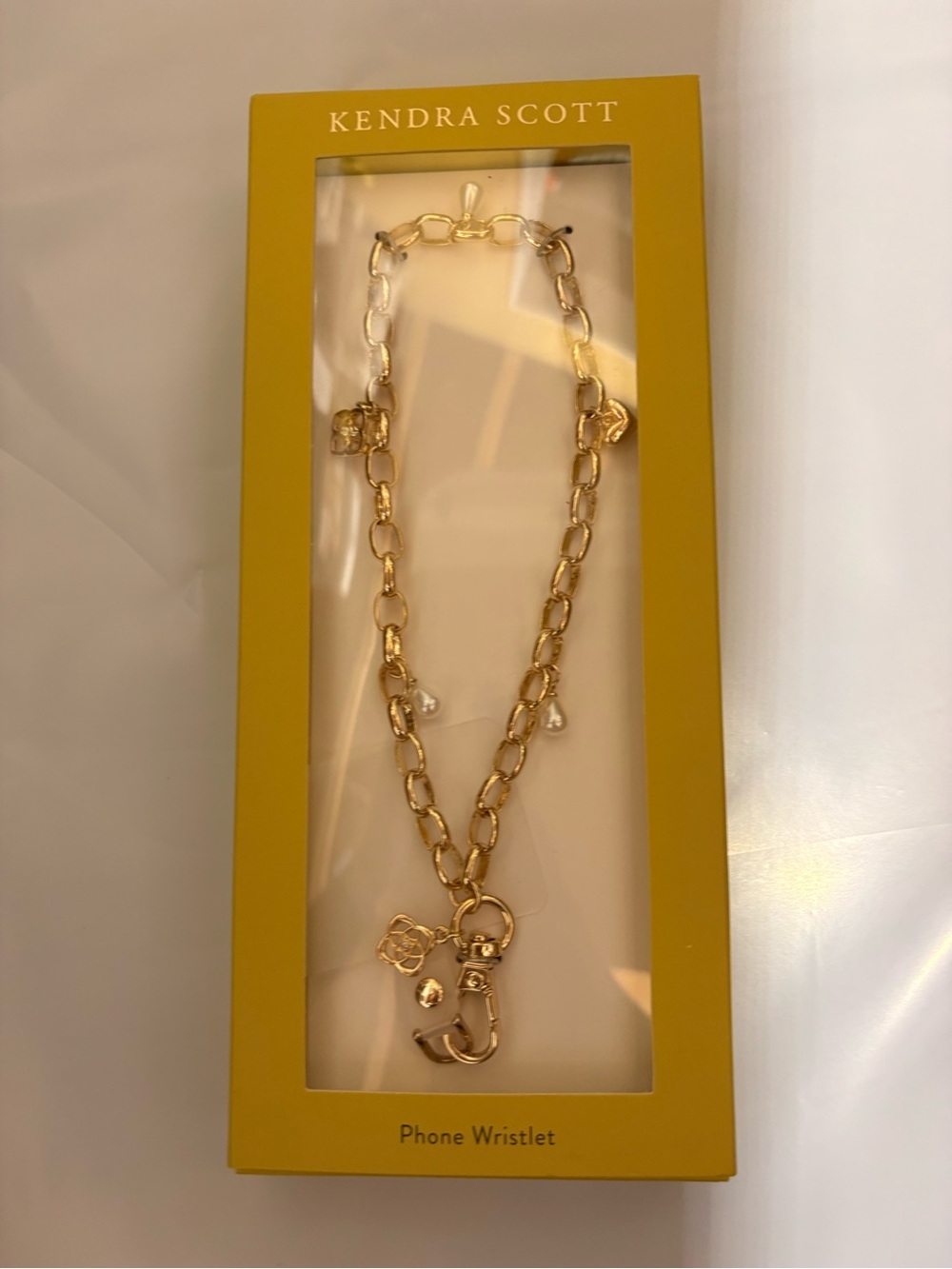 Kendra Scott Gold Charm Phone Wristlet